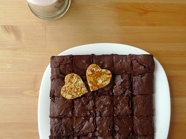 Brownie à la nougatine (en images)