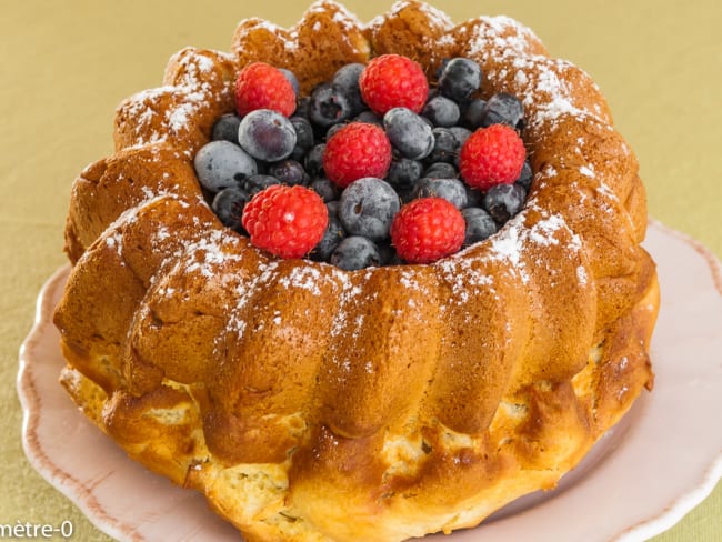 Couronne à la ricotta et aux fruits rouges