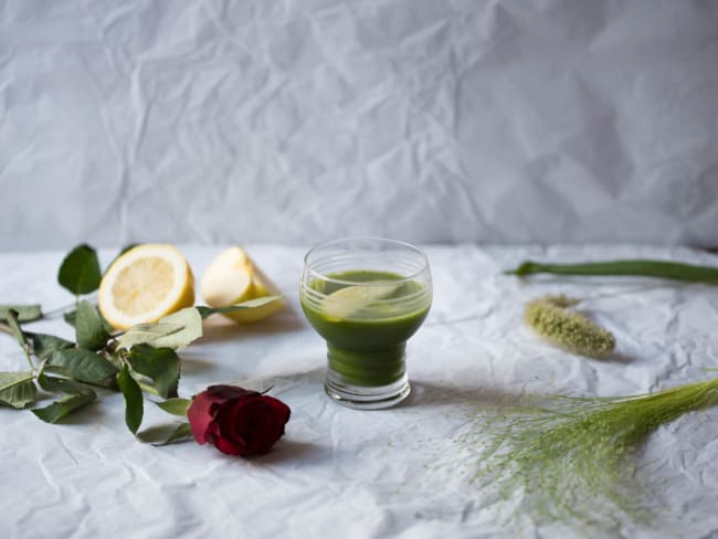 Cocktail matcha calva : le Vert de Calva