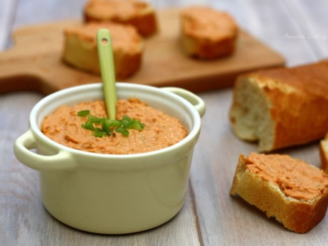 Rillettes de thon aux tomates séchées et piment doux