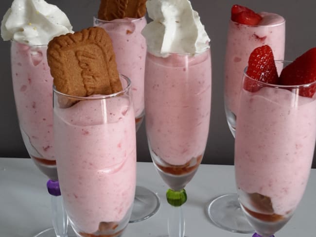 Mousse de fraises