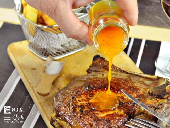 Sauce réduction à l'orange pour poisson ou viande