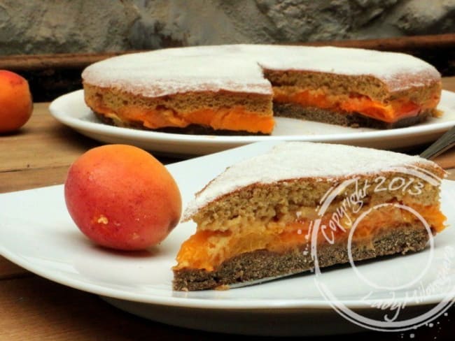 Gâteau aux abricots à l’anglaise