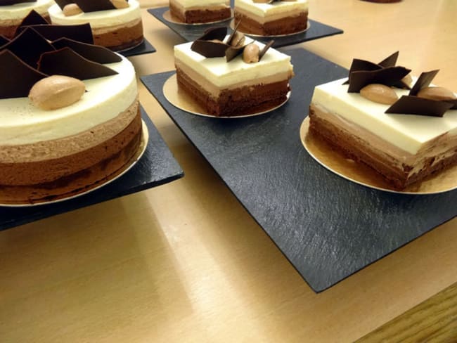 Entremets Trois chocolat