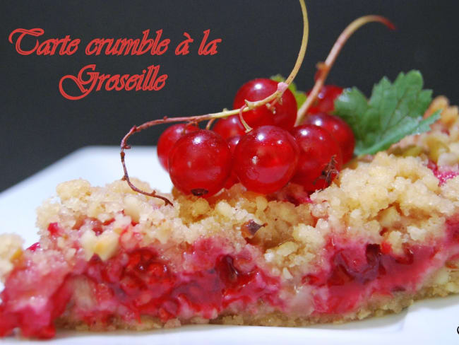 Tarte crumble à la Groseille