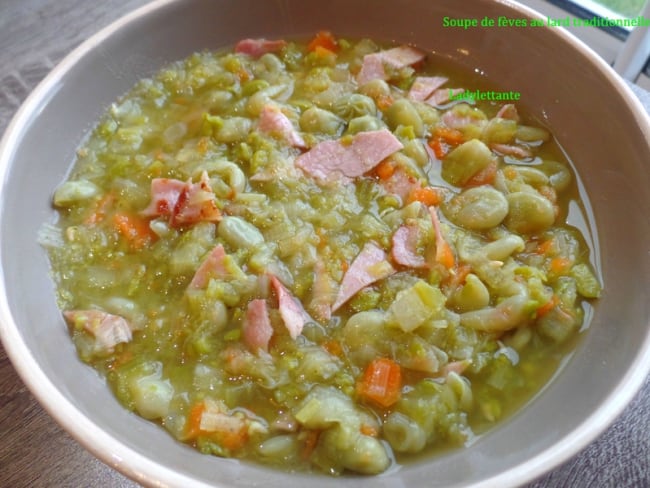 Soupe de Fèves au Lard traditionnelle