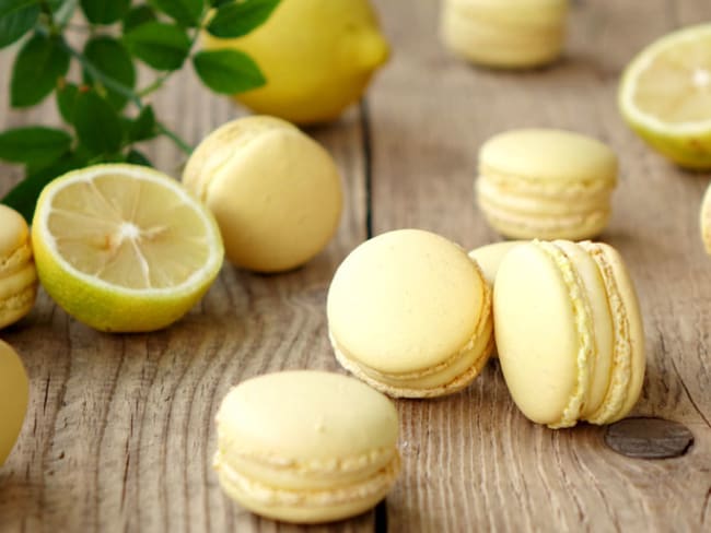 Macarons au citron