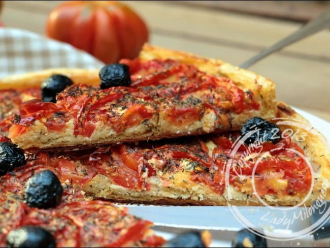 Tarte aux tomates et amandes de Yotam Ottolenghi