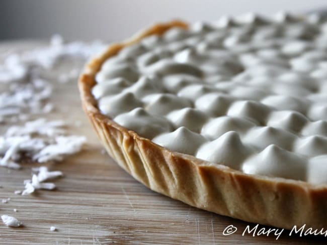 Tarte Chocolat et Noix de Coco Meringuée