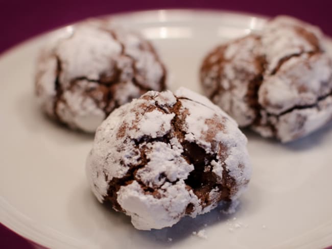 Crinkles au chocolat