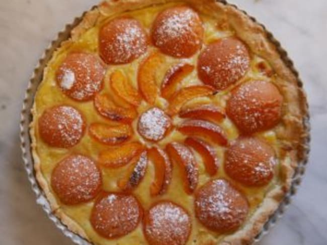 Tarte aux abricots vanille sans gluten