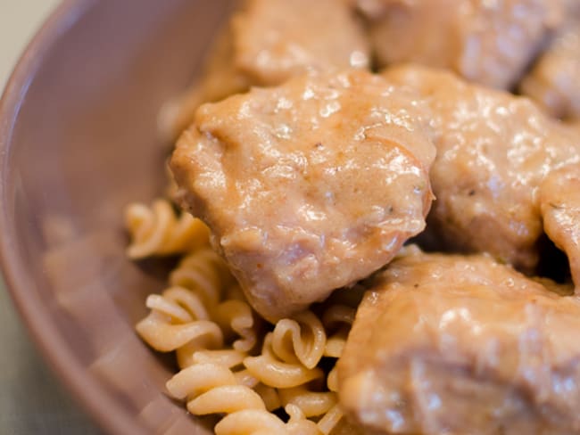 Sauté de veau à la moutarde