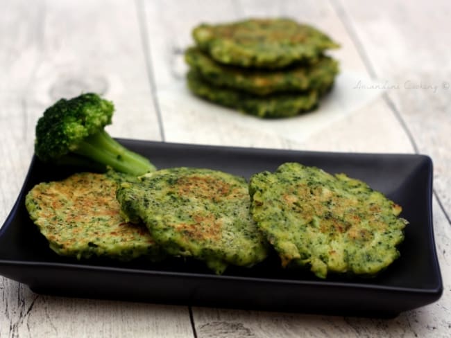 Galettes de brocolis au parmesan