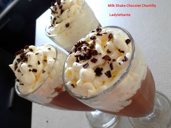 Milk Shake Chocolat Chantilly