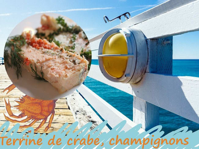 Terrine de crabe saveur champignons