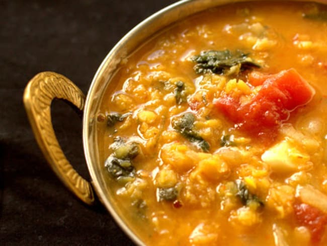 Soupe de Lentilles Corail à l'Indienne