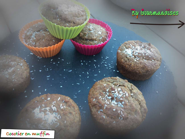 Le cocotier en muffins