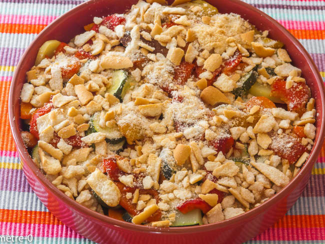 Crumble aux légumes d'été