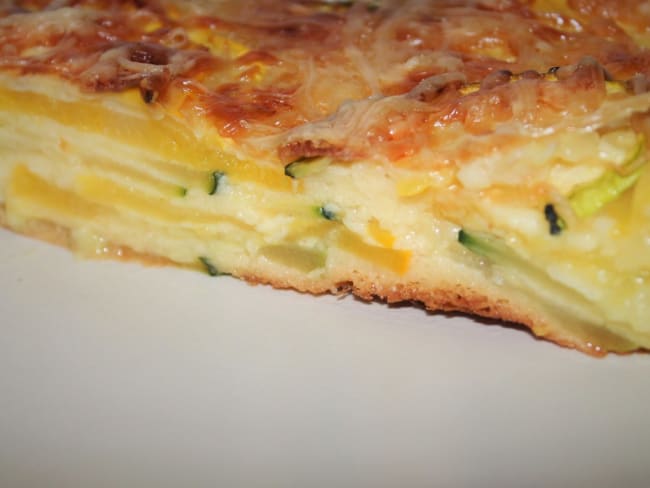 Tarte Courgettes Safran