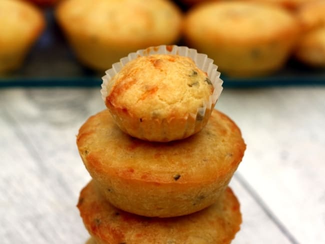 Muffins apéritifs au poulet et boursin