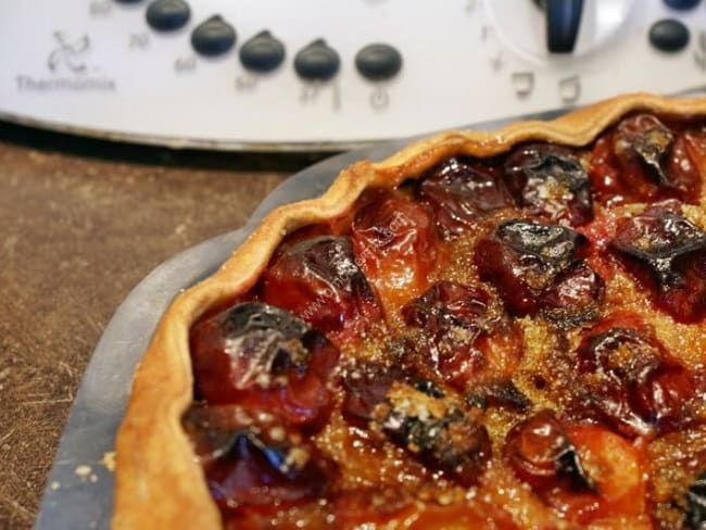 Tarte aux prunes au thermomix facile et rapide