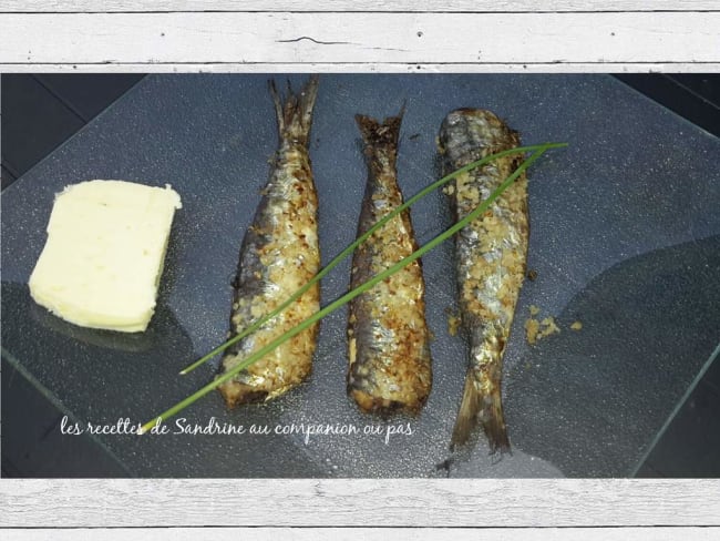 Sardines grillées au gros sel, huile d'olive et piment d'Espelette au barbecue