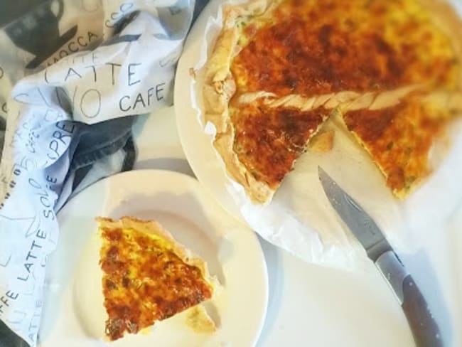 Tarte Gourmande Fromagère au Rocamadour, Coriandre et Graines de Moutarde