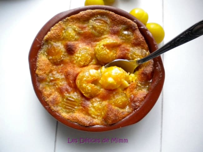 Clafoutis aux mirabelles sans gluten