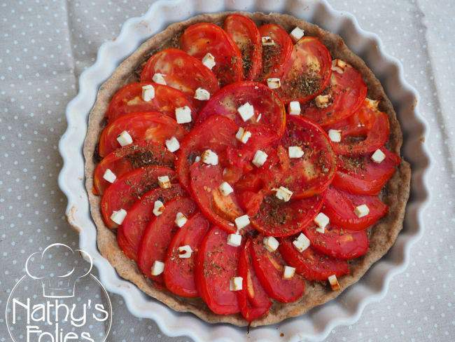 Tarte à la tomate et à la moutarde ancienne