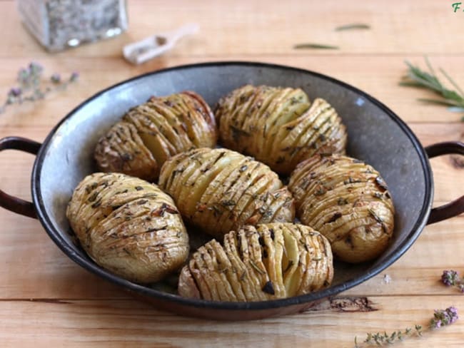 Hasselback potatoes