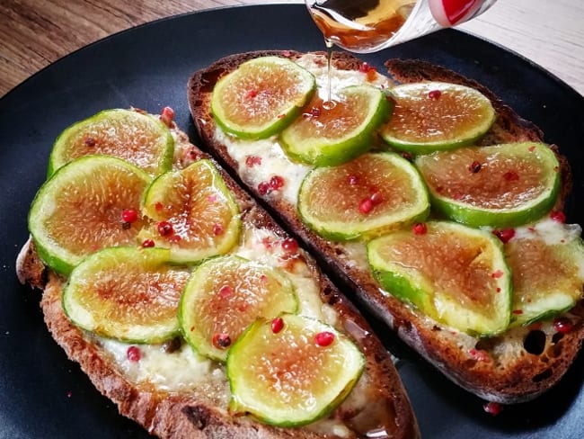 Tartine de figues et Saint-Marcellin