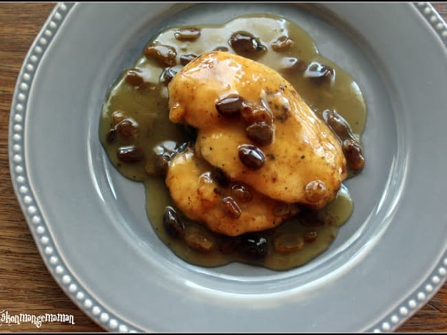 Escalopes de poulet au marsala