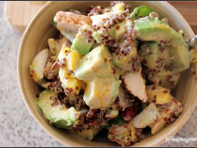 Salad bowl quinoa et poulet