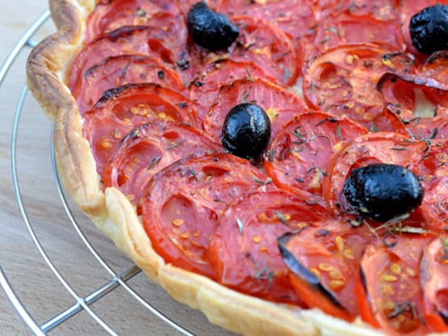 Tarte aux tomates et amandes de Yotam Ottolenghi