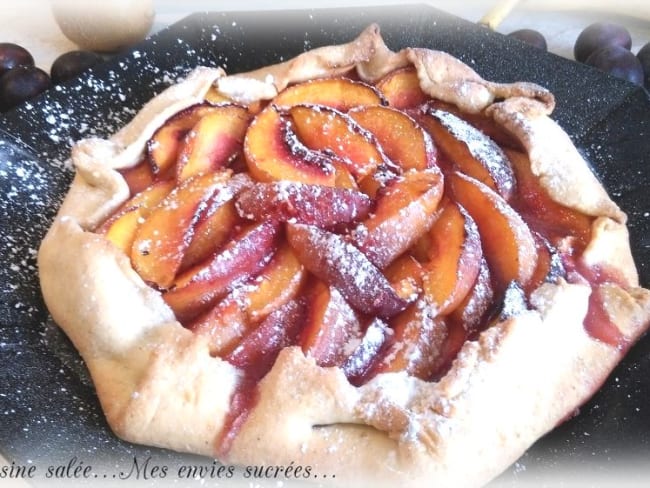 Tarte aux nectarines