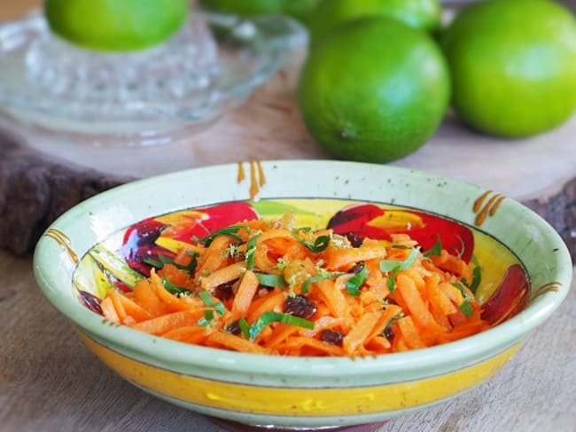 Carottes râpées sauce aigre-douce d'après le Chef Alain Passard