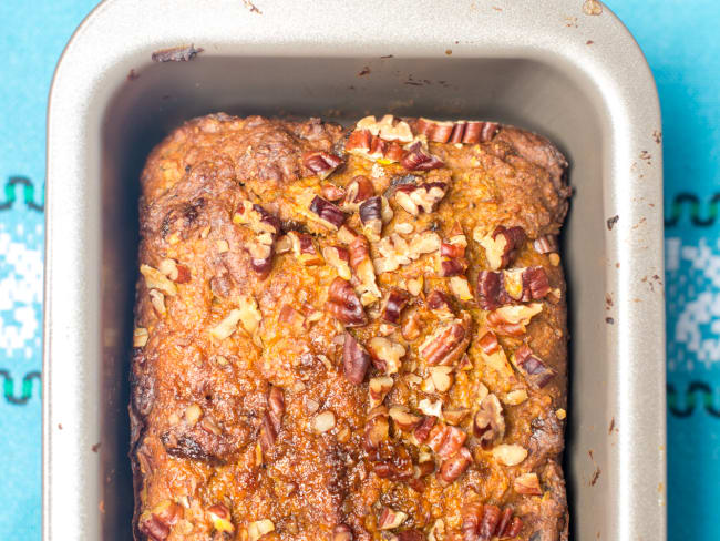 Pumpkin bread aux épices et noix de pécan