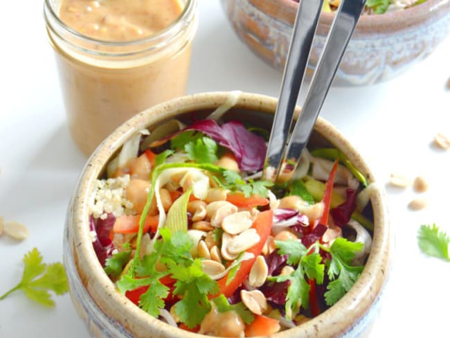 Salade Thai vegan au quinoa