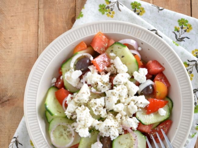 Salade grecque à la feta