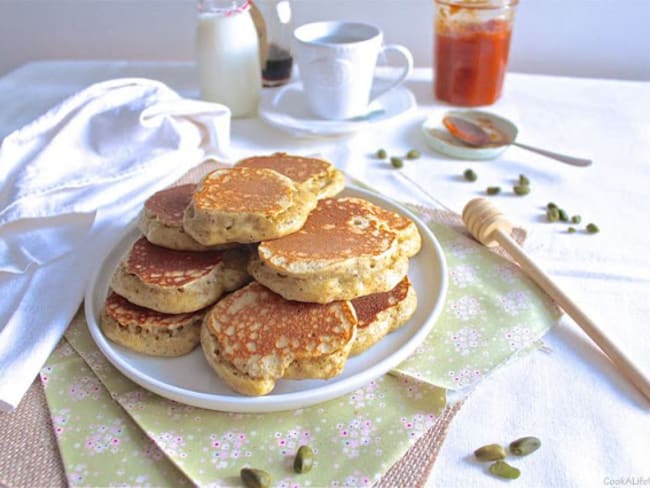 Racuszki, pancakes polonais en pâte levée