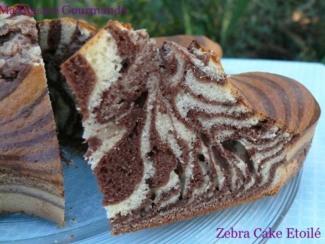 Zebra cake etoilé