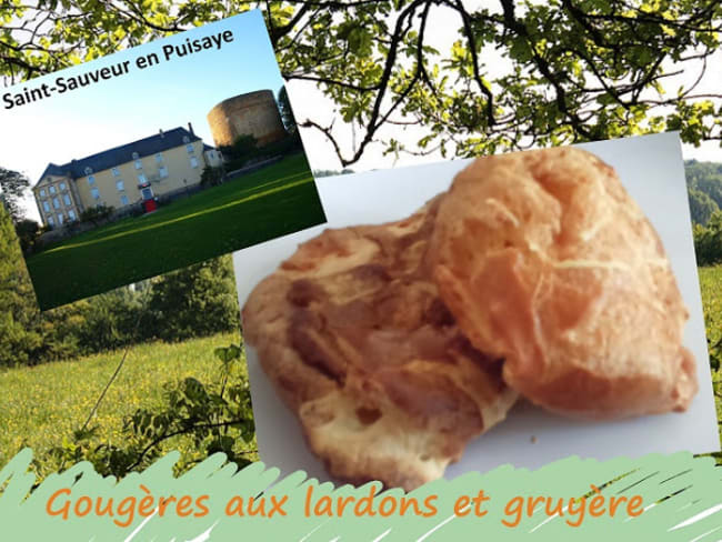 Gougères aux lardons comme à Saint-Sauveur le pays de Colette