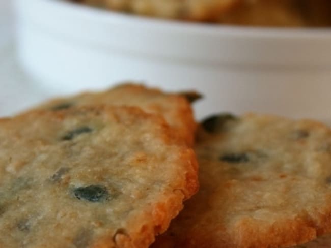 Biscuits aux graines et au parmesan