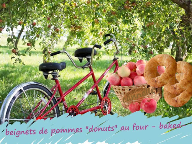 Beignets aux pommes "donuts" cuits au four