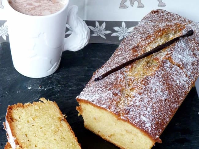 Cake à la vanille parce que l'hiver vient