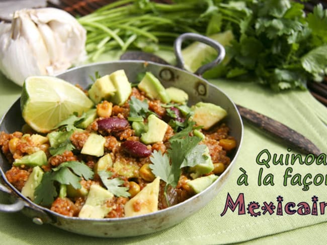 Quinoa à la façon Mexicaine