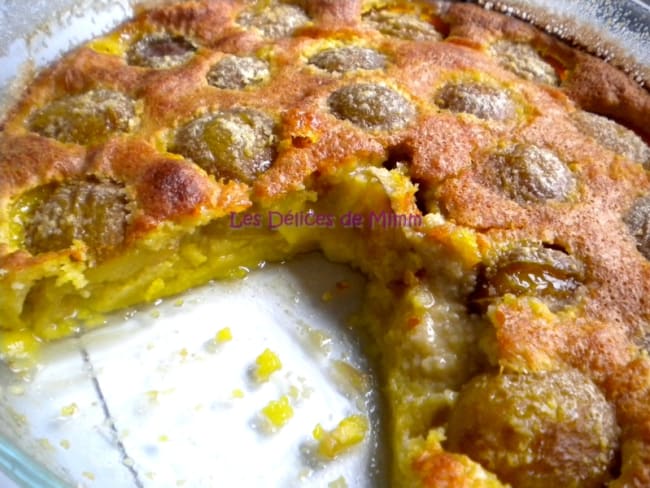 Clafoutis aux reines-claudes