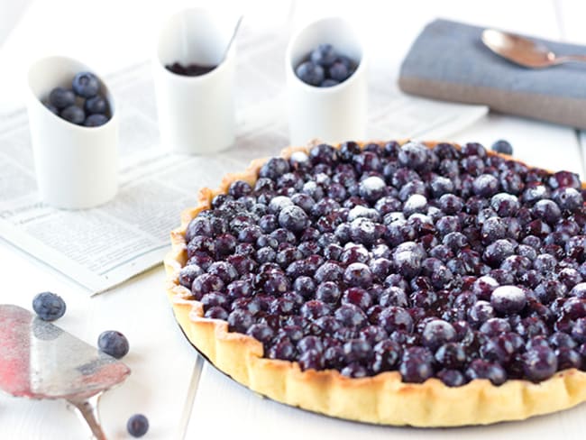 Tarte aux myrtilles