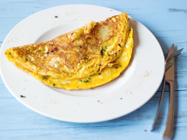 Omelette aux pommes de terre (cuisine familiale)