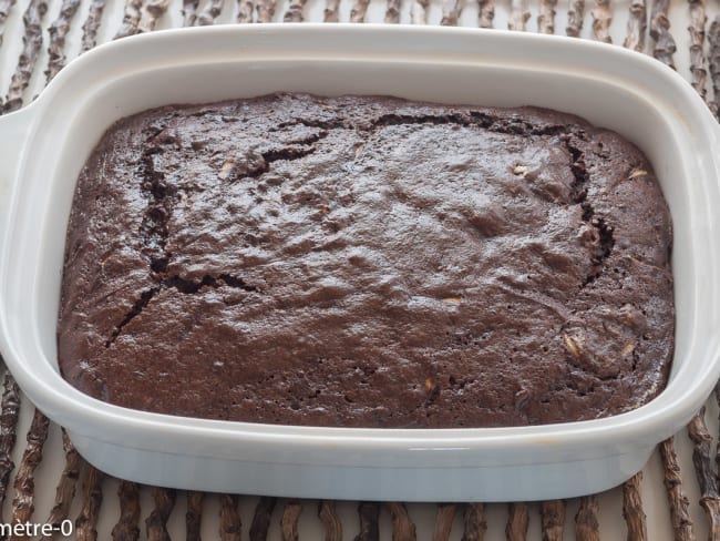 Gâteau fondant au chocolat et aux courgettes